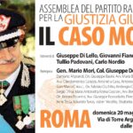 Stato-mafia: domenica 20 maggio, assemblea del Partito Radicale sul “caso Mori”. Prima uscita pubblica del Generale Mario Mori dopo la sentenza di Palermo