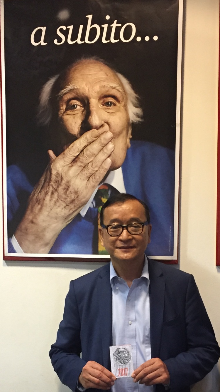 Il Partito Radicale a fianco del suo Presidente d’onore Sam Rainsy