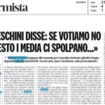 “Franceschini disse: se votiamo No all’arresto i media ci spolpano”