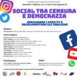 Social tra censura e democrazia – Assicurare i diritti e regolamentare gli obblighi