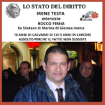 Lo stato del Diritto- Trasmissione a cura di Irene Testa