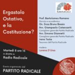 Ergastolo ostativo, e la Costituzione? Su Radio Radicale ne hanno discusso martedì 8 novembre il Prof. Bartolomeo Romano, giurista e accademico; On. Enza Bruno Bossio; Irene Testa, Tesoriere del Partito Radicale;  Avv. Giampaolo Catanzariti, Consigliere Generale del Partito Radicale; Avv. Simona Giannetti, Consigliere Generale del Partito Radicale: Ha moderato, Lorena D’Urso