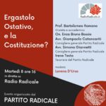 ERGASTOLO OSTATIVO, E LA COSTITUZIONE?
