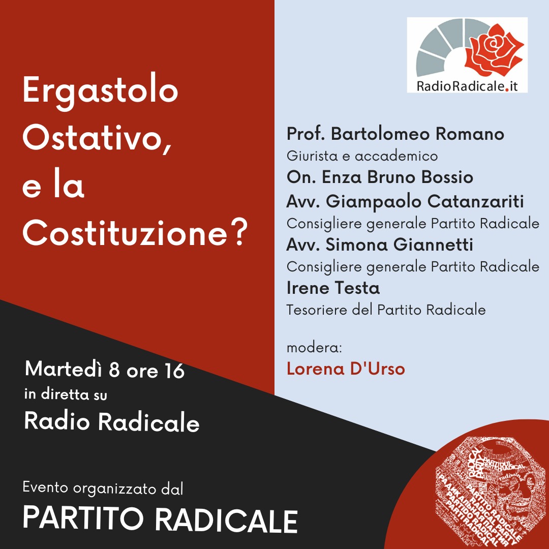 ERGASTOLO OSTATIVO, E LA COSTITUZIONE?