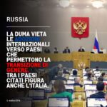 La Duma vieta le adozioni internazionali verso paesi che permettono la transizione di genere. Tra i paesi citati figura anche l’Italia