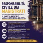Responsabilità civile dei magistrati. Partito Radicale. Maggioranza sia compatta. Principio fondamentale per lo Stato