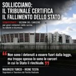 SOLLICCIANO: TURCO E TESTA (PARTITO RADICALE), IL TRIBUNALE CERTIFICA IL FALLIMENTO DELLO STATO. DA ANNI CHIEDIAMO IL SEQUESTRO 