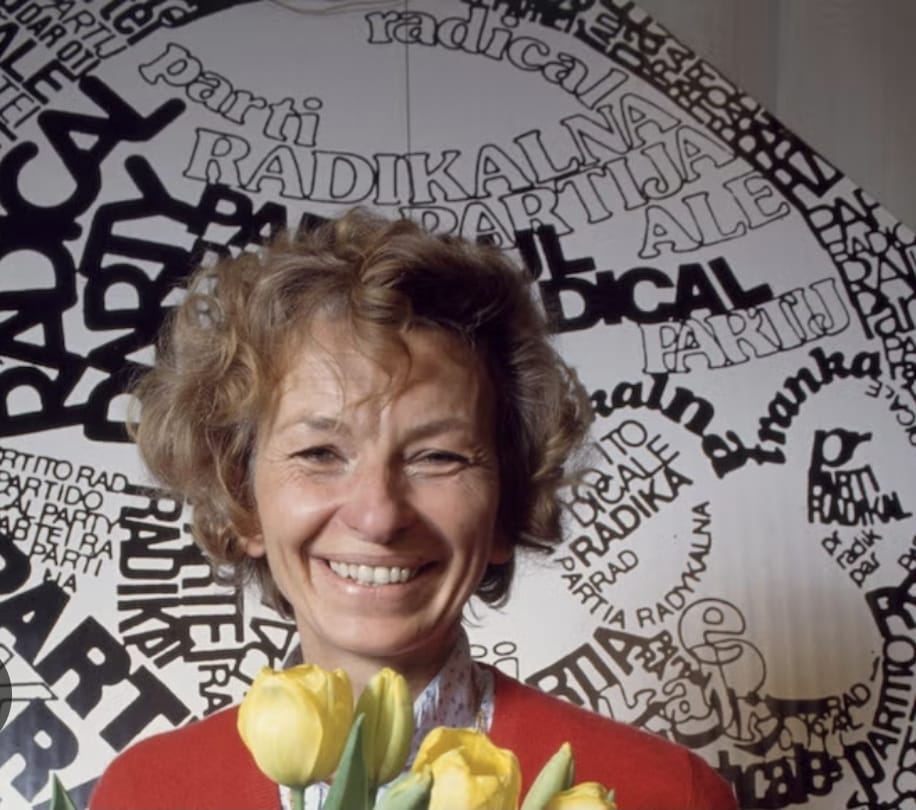 Emma Bonino è parte della storia del Partito Radicale